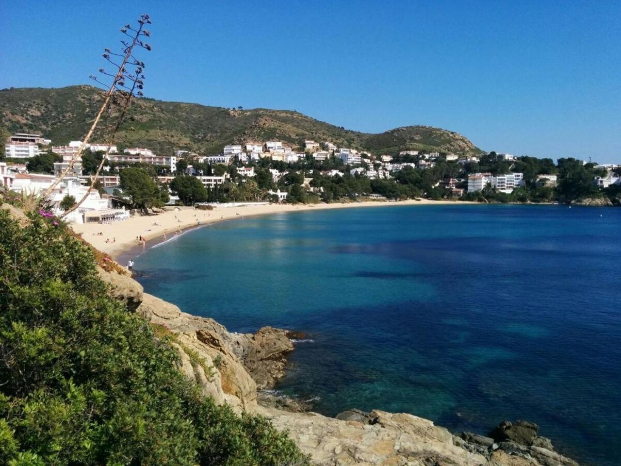 Breathtaking Costabrava Seaview Apartment 5M Beach - Casa Artevida Rosas Exterior foto