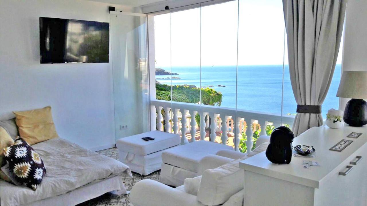 Breathtaking Costabrava Seaview Apartment 5M Beach - Casa Artevida Rosas Exterior foto